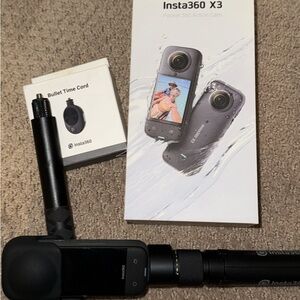 Insta360 x3 bullet time bundle.